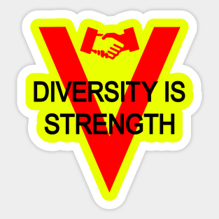 Diversity, Strength Sticker